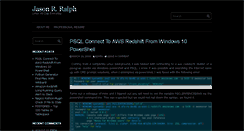 Desktop Screenshot of jasonralph.org